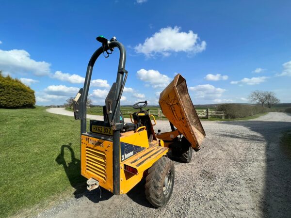 NOW SOLD Thwaites 3 Ton Swivel Dumper Low Hours - Image 2