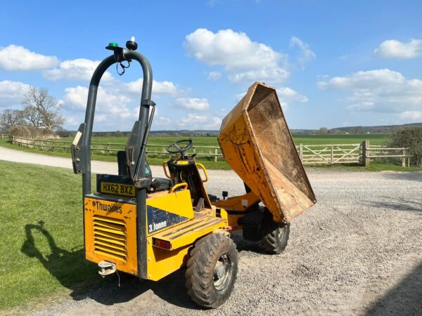 NOW SOLD Thwaites 3 Ton Swivel Dumper Low Hours - Image 9