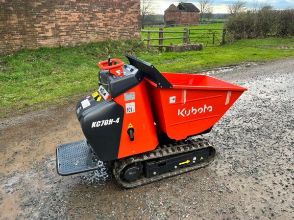 NOW SOLD Brand new Kubota KC70 Tracked Dumper - Image 4