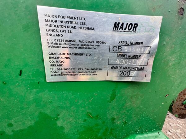 NOW SOLD  Major 4.9m Eagle Wing Mower - Image 14