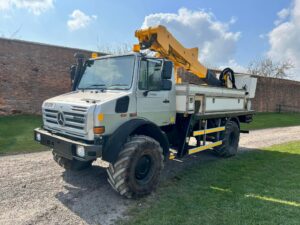 NOW SOLD Mercedes Unimog  Versalift Access Platform