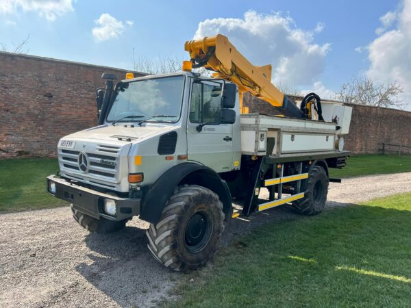 NOW SOLD Mercedes Unimog  Versalift Access Platform
