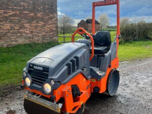 NOW SOLD Hamm Twin Drum Vibrating Roller HD8 VV80  369 Hours