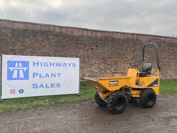 NOW SOLD - 2014 Thwaites 1 Ton High Tip Dumper  1700 Hours
