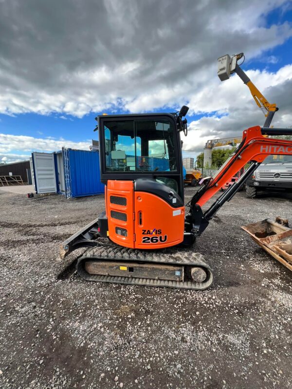 NOW SOLD 2018 Hitachi ZX26U-5A CR Mini Digger - Image 4