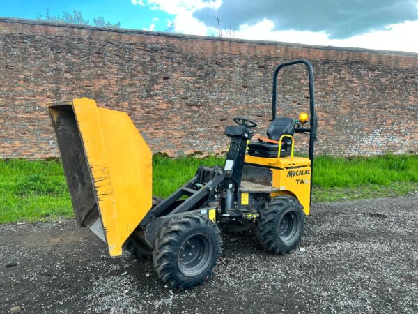 NOW SOLD 2018 Mecalac TA1 High Tip Dumper - Image 4