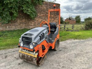 NOW SOLD 2016 Hamm HD8VV Twin Drum Vibrating Roller Low Hours