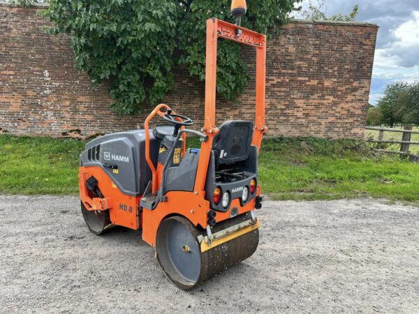 NOW SOLD 2016 Hamm HD8VV Twin Drum Vibrating Roller Low Hours - Image 8
