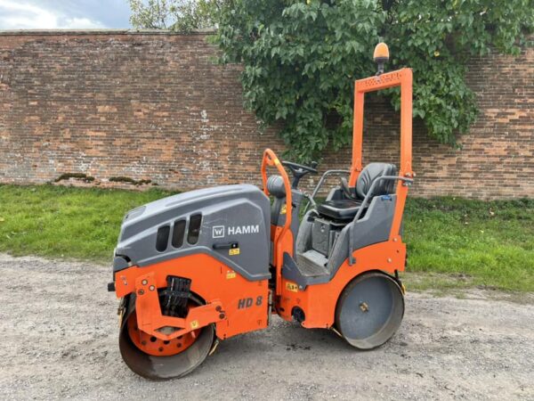 NOW SOLD 2016 Hamm HD8VV Twin Drum Vibrating Roller Low Hours - Image 4