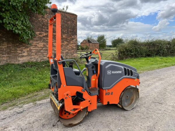 NOW SOLD 2016 Hamm HD8VV Twin Drum Vibrating Roller Low Hours - Image 7