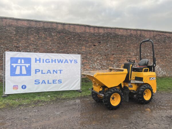NOW SOLD 2019 JCB High Tip 1T High Tip Dumper  365 Hours NO VAT