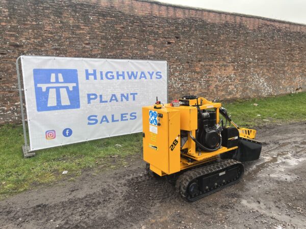 NOW SOLD 2019 28 RX Tracked Remote Controlled Stump Grinder - Image 9
