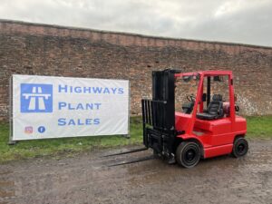 NOW SOLD 2003 Hyster Container Spec Gas  2.5 Ton Forklift