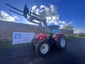 NOW SOLD  Massey 5613 C/W Loader & Hydraulic Pallet Tines No VAT !