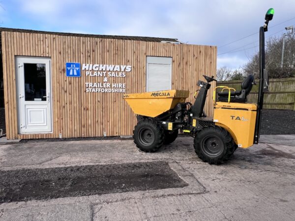 2018 Mecalac TA1 EH, 1 Ton Hi High Tip Dumper  ***NO VAT ***  Hours 500 - Image 2