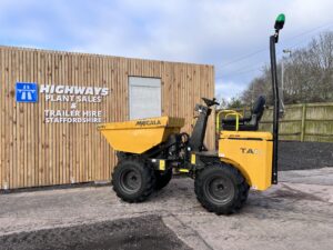 2018 Mecalac TA1 EH, 1 Ton Hi High Tip Dumper  ***NO VAT ***  Hours 500