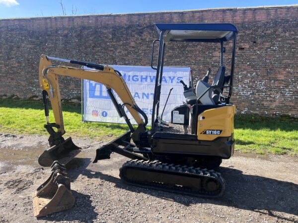 NOW SOLD Sany SY16C Mini Excavator - Image 12