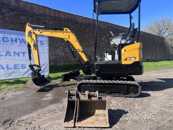 NOW SOLD Sany SY16C Mini Excavator - Image 10