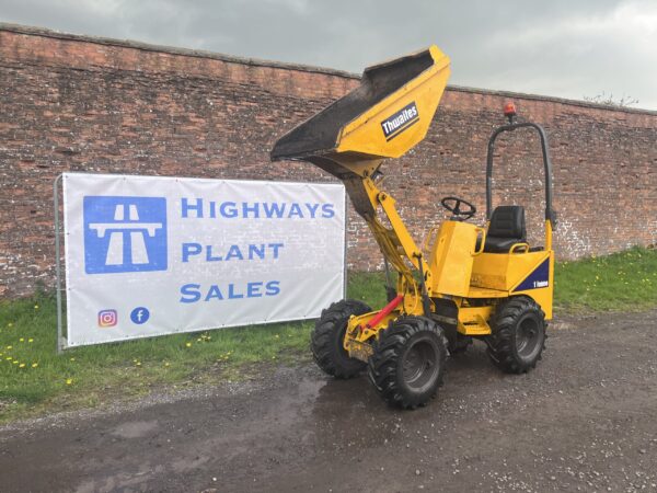 NOW SOLD - 2013 Thwaites 1 Ton High Tip Dumper 1400 Hours