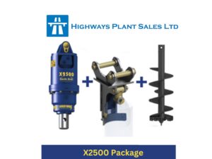 Auger Torque X2500 Package c/w Cradle Hitch and Auger (1.5-2.8t Excavators)