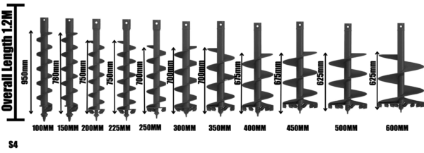 Auger Torque X2500 Package c/w Cradle Hitch and Auger (1.5-2.8t Excavators) - Image 3