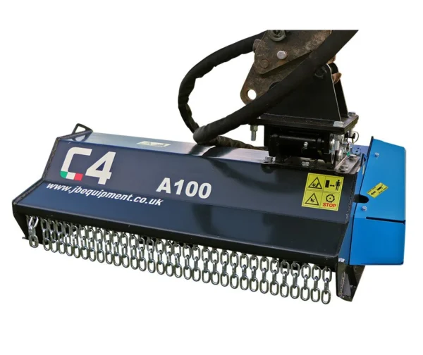 JB Equipment - C4 Excavator Flail Head - A100 - 100cm - 2 to 5 Ton Excavator