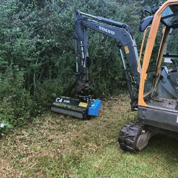JB Equipment - C4 Excavator Flail Head - A100 - 100cm - 2 to 5 Ton Excavator - Image 5