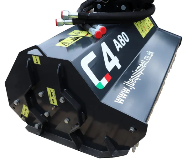 JB Equipment - C4 Mini Excavator Flail Head - A60/A80/A90 - 60cm, 80cm, 90cm - 1 to 3 Ton Excavator - Image 2