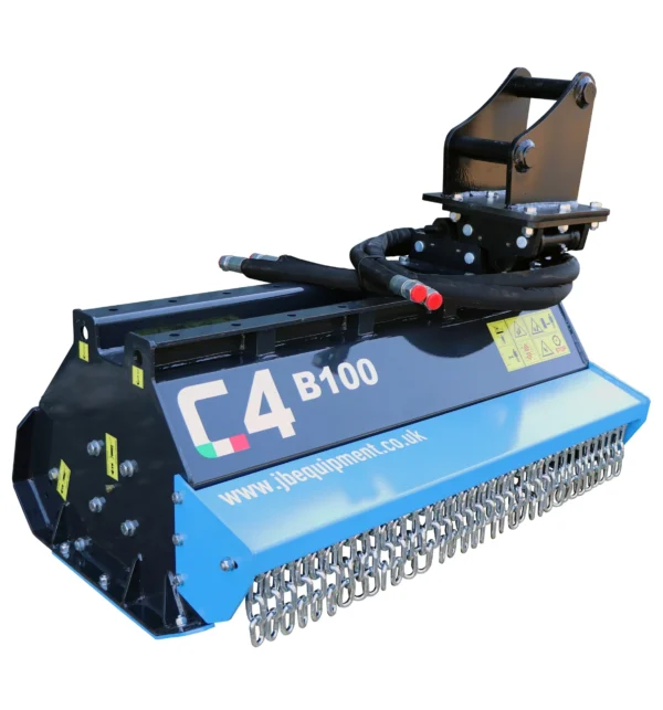 JB Equipment C4 Excavator Flail Head - B80/100 - 80cm or 100cm - 3 to 6 Ton Excavator - Image 6