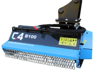 JB Equipment C4 Excavator Flail Head - B80/100 - 80cm or 100cm - 3 to 6 Ton Excavator