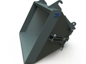 JB Equipment - 1 Cubic Telehandler Bag Filling Bucket to fit JCB Q-FIT, Merlo, Manitou, Matbro & More