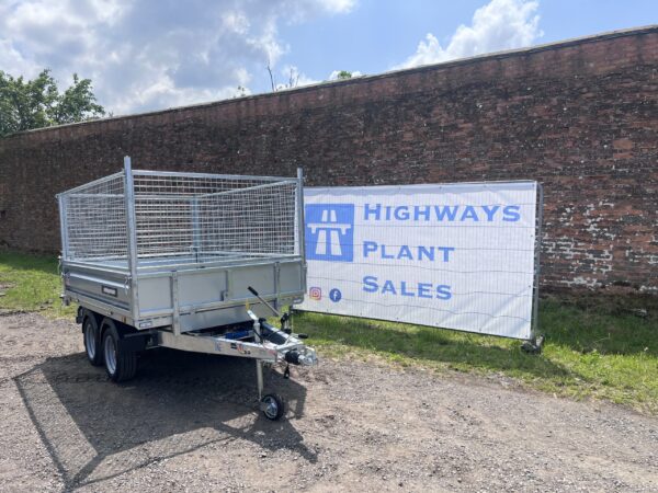 NOW SOLD - New Indespension -8'1 X 5'3 Electric Rear Tipper Trailer With Mesh Sides - Image 4