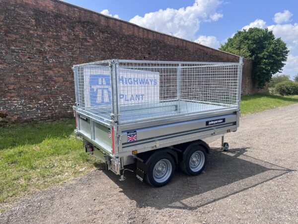 NOW SOLD - New Indespension -8'1 X 5'3 Electric Rear Tipper Trailer With Mesh Sides - Image 6
