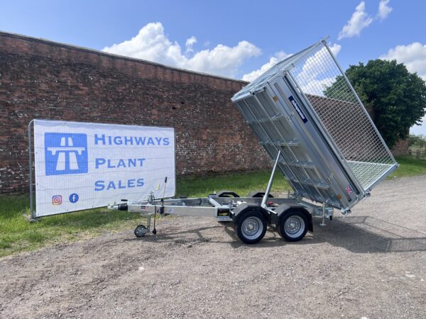 NOW SOLD - New Indespension -8'1 X 5'3 Electric Rear Tipper Trailer With Mesh Sides - Image 9