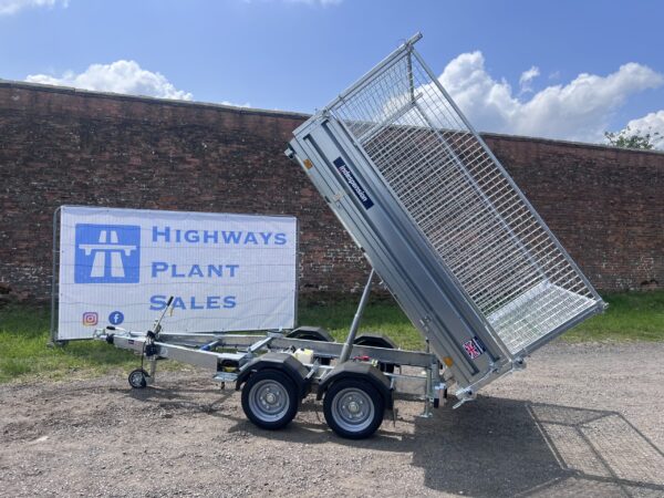 NOW SOLD - New Indespension -8'1 X 5'3 Electric Rear Tipper Trailer With Mesh Sides - Image 10