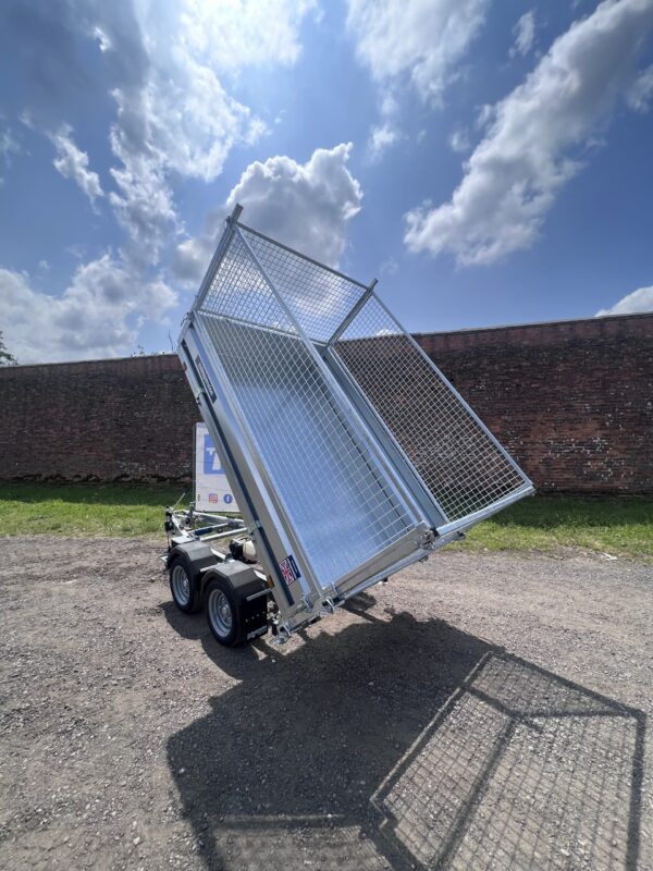 NOW SOLD - New Indespension -8'1 X 5'3 Electric Rear Tipper Trailer With Mesh Sides - Image 12