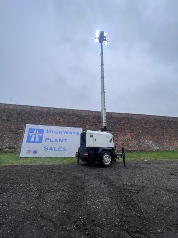 NOW SOLD Trime X-ECOK2 Single Axle LED Lighting Tower - Low Hours - Image 3