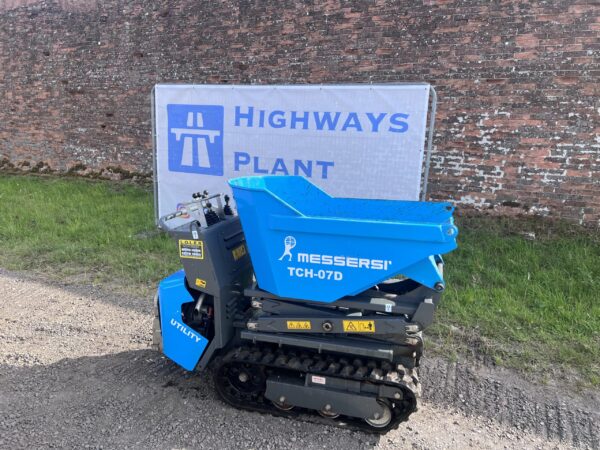 NOW SOLD - 2018 Messersi TCH-07D Tracked High Tip / Lift Dumper  Just 18 Hours ! - Image 4