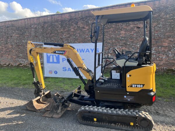 NOW SOLD - 2021 SANY SY16C 1.6 Ton Mini Digger Excavator - Low Hours - Image 12