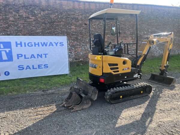 NOW SOLD - 2021 SANY SY16C 1.6 Ton Mini Digger Excavator - Low Hours - Image 8