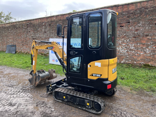 NOW SOLD - 2022 Sany SY18C 1.8 Ton Mini Digger Excavator (Just 90 Hours !) - Image 12