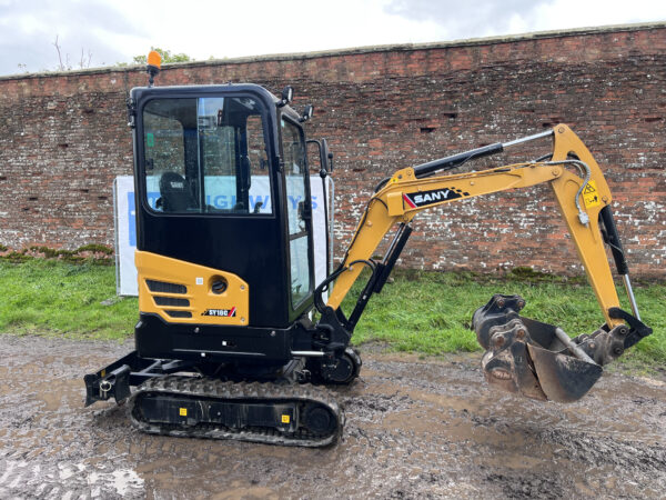 NOW SOLD - 2022 Sany SY18C 1.8 Ton Mini Digger Excavator (Just 90 Hours !) - Image 4