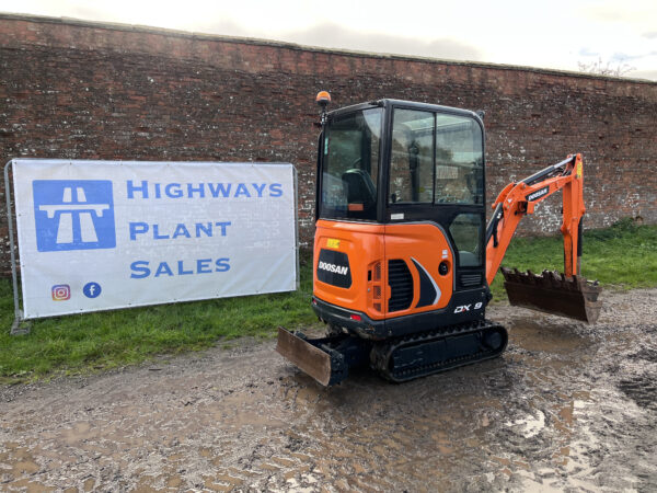 NOW SOLD - 2020 Doosan DX19  1.9 Ton Mini Digger Excavator  (Just 400 Hours !) - Image 13