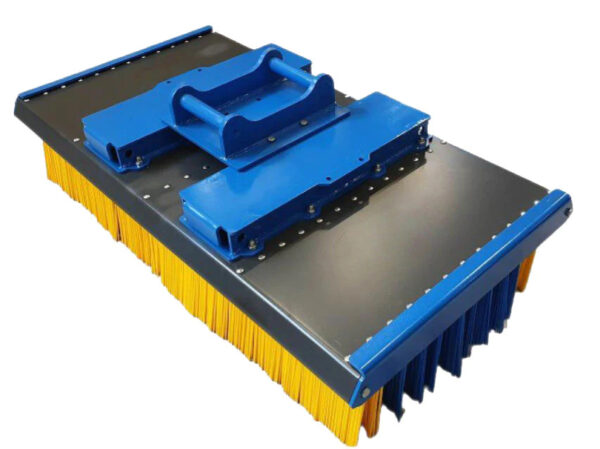 JB Equipment - Sweeper Brush Attachment Excavator & Forklift Brush / Broom Attachment - 1800mm (12 Rows)