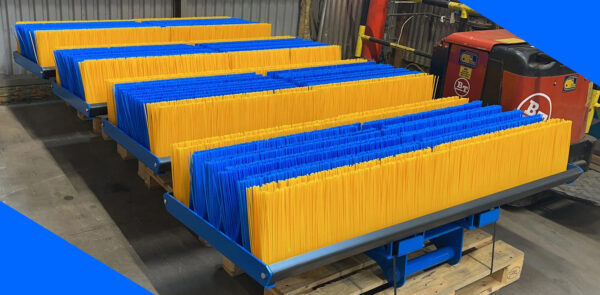 JB Equipment - Sweeper Brush Attachment Excavator & Forklift Brush / Broom Attachment - 1800mm (12 Rows) - Image 2