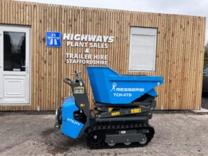 NOW SOLD  Messersi TCH-07D Tracked Dumper  –  Just 50 Hours From New !