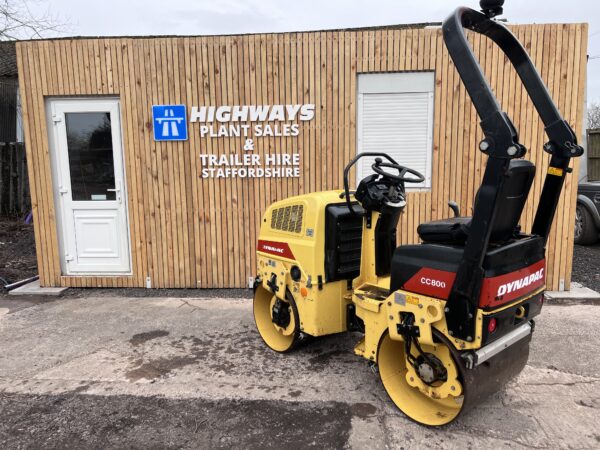 NOW SOLD  2009 Dynapac CC800 80cm 800mm Ride On Vibrating Twin Drum Roller Just 250 Hours - Image 6