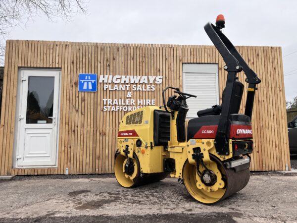 NOW SOLD  2009 Dynapac CC800 80cm 800mm Ride On Vibrating Twin Drum Roller Just 250 Hours - Image 5