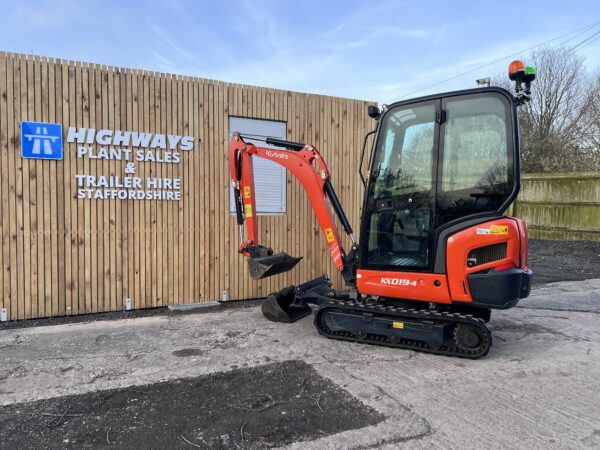 NOW SOLD - 2019 Kubota KX019-4 Excavator   Just 470 Hours