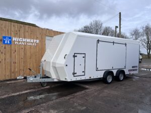 NOW SOLD - Brand New Brian James Race Sport Enclosed Car Transporter 5.0m x 2.0m Bed, 3.0t, 2 Axle
